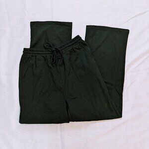 Classic Black Drawstring Sweatpants Size Medium